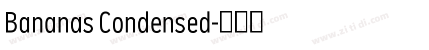 Bananas Condensed字体转换